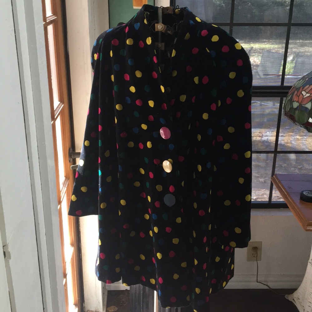 Mondí Polka Dot Cotton Swing Coat!